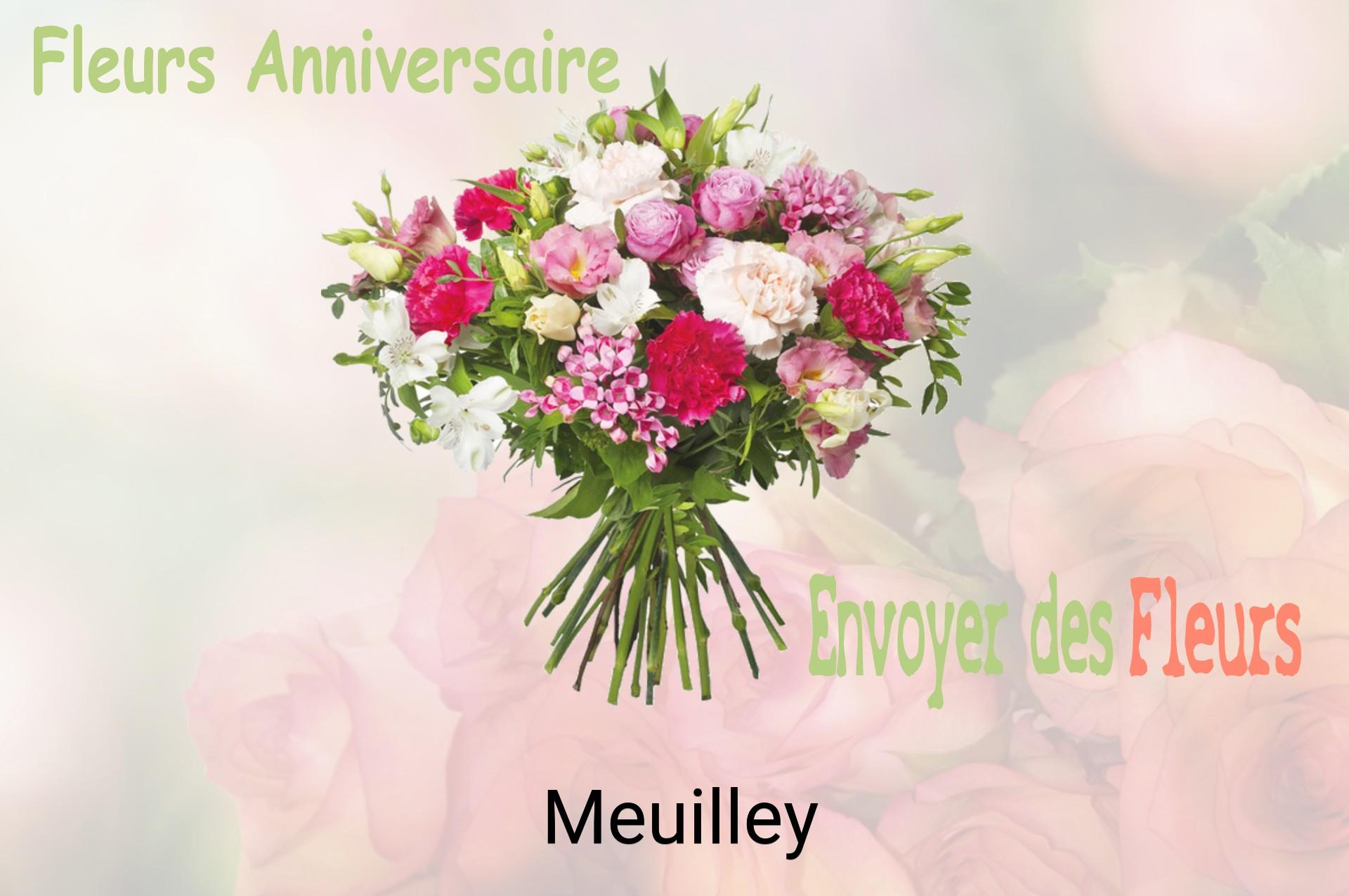 Bouquet de fleurs d’anniversaire livré à Meuilley