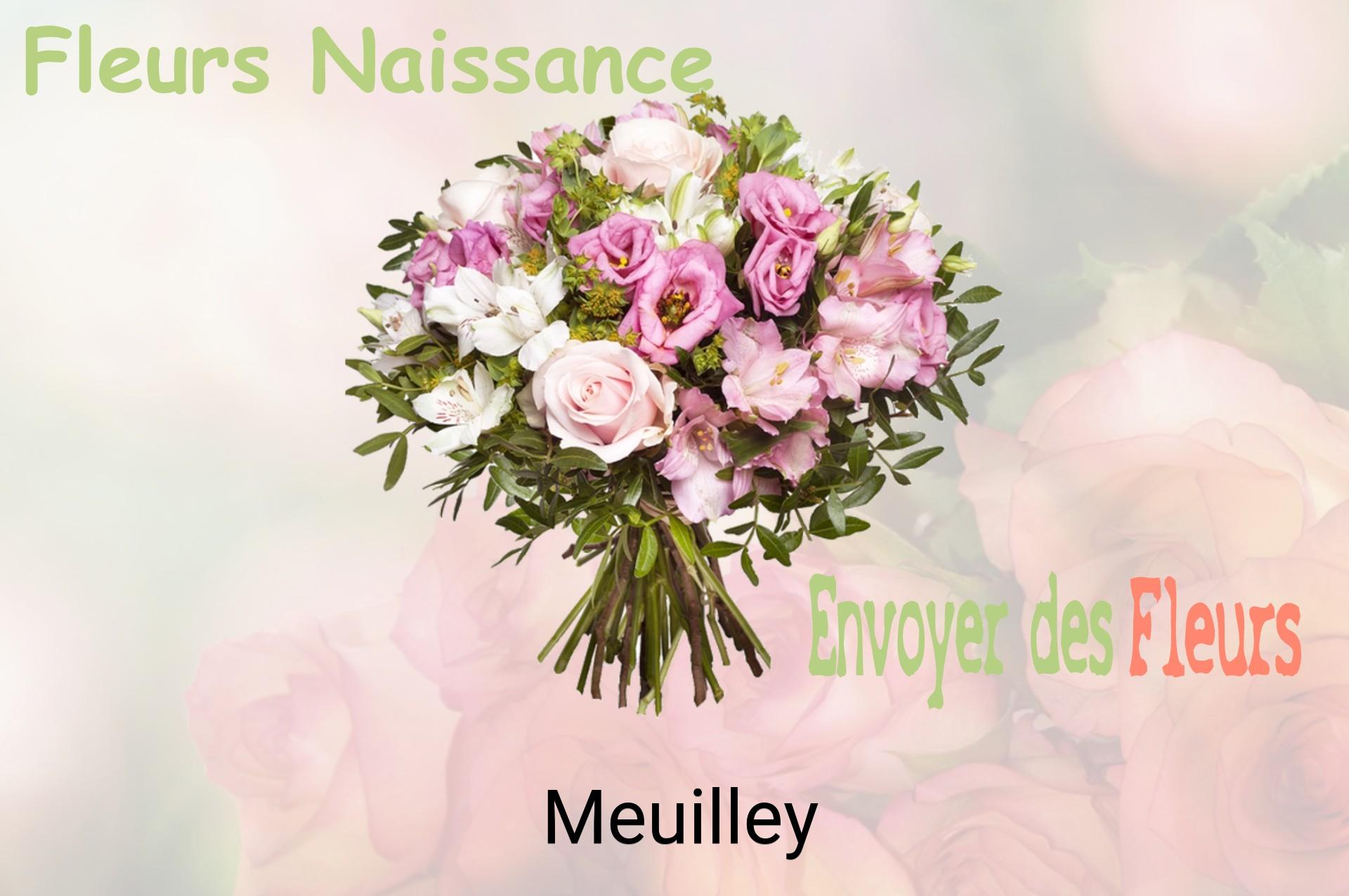Bouquet de fleurs de naissance livré à Meuilley